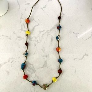 Beaded, bohemian long necklace